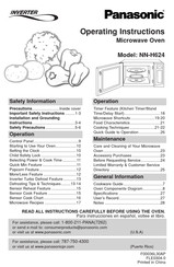 Panasonic NN-H624 Instrucciones De Operación