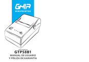 Ghia GTP58B1 Manual De Usuario