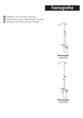 Hansgrohe Showerpipe 04868000 Instrucciones De Montaje / Manejo / Garantía