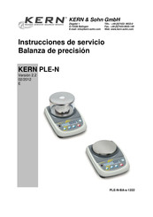 KERN PLE 4200-2N Instrucciones De Servicio