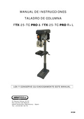 ABRATOOLS FTX-25-TC PRO Manual De Instrucciones