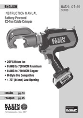 Klein Tools BAT20-12T165 Serie Manual De Instrucciones