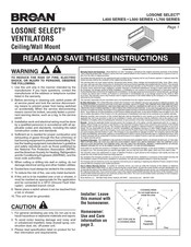 Broan LOSONE SELECT L500 Serie Manual Del Usuario