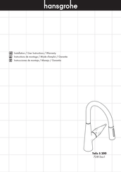 Hansgrohe Talis S 200 72813 1 Instrucciones De Montaje