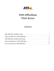 Axis OfficeBasic Guia De Instalacion