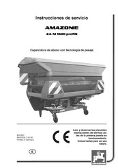 Amazone ZA-M 1500 Instrucciones De Servicio