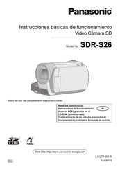Panasonic SDR-S26 Instrucciones Básicas De Funcionamiento