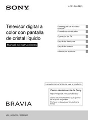 Sony BRAVIA KDL-22BX300 Manual De Instrucciones