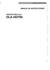 JVC DLA-HD750 Manual De Instrucciones