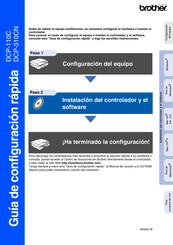 Brother DCP-110C Guía De Configuración Rápida