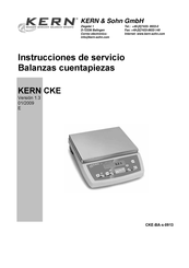 KERN CKE 6K0.02 Instrucciones De Servicio