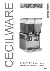 Cecilware ARCTIC ECONOMY Serie Manual De Instrucciones