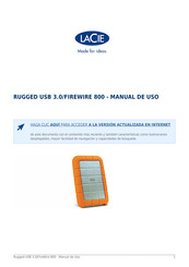 LaCie RUGGED USB 3.0 Manual De Uso