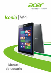 Acer Iconia W4 Manual De Usuario