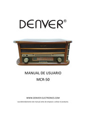 Denver MCR-50 Manual De Usuario