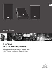 Behringer EUROLIVE VS1520 Manual De Uso