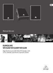 Behringer EUROLIVE VS1220F Manual De Uso