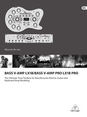 Behringer BASS V-AMP PRO LX1B PRO Manual De Uso