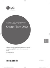 Lg SoundPlate LAP240 Manual Del Propietário