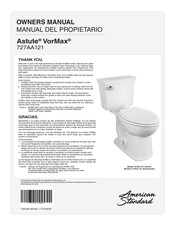 American Standard Astute VorMax 727AA121 Manual Del Propietário