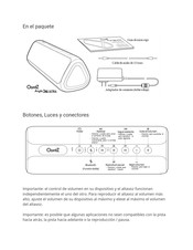 Oontz Angle 3XL Ultra Manual De Instrucciones