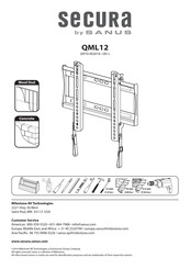 Sanus Secura QML12 Manual De Instrucciones