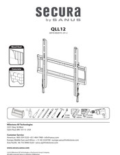 Sanus Secura QLL12 Manual De Instrucciones