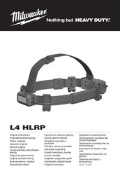 Milwaukee L4 HLRP Manual Original