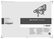 Bosch GBH 5-40 DCE Professional Manual Original