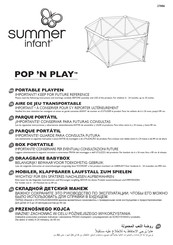 Summer Infant POP 'N PLAY Manual Del Usuario