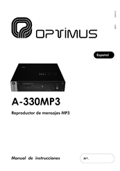 Optimus A-330MP3 Manual De Instrucciones