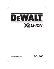 DeWalt DCL060 Manual Del Usuario