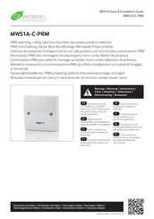 CP Electronics MWS1A- C-PRM Manual De Instrucciones