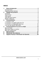 WOXTER M026-003 Manual Del Usuario