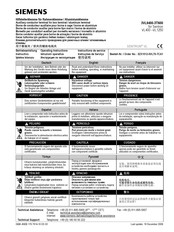 Siemens 3VL9400-3TN00 Instrucciones De Operación