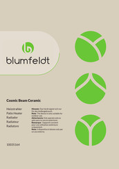 Blumfeldt Cosmic Beam Ceramic Manual De Instrucciones