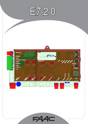 FAAC E720 Manual Del Usuario