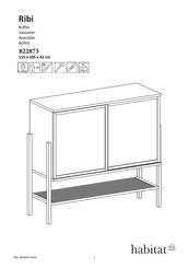 Habitat Ribi 822873 Manual De Instrucciones