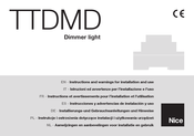 Nice TTDMD Instrucciones Y Advertencias De Instalación Y Uso
