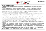 V-TAC VT-6043-4 Manual Del Usuario