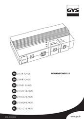 GYS NOMAD POWER 15 Manual De Instrucciones