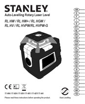 Stanley RL HVPW-G Manual De Instrucciones