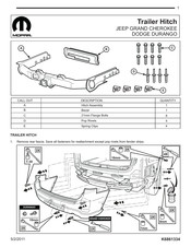 Mopar K6861334 Manual De Instrucciones