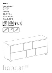 Habitat HANA 902 001 Manual De Instrucciones