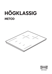 IKEA HÖGKLASSIG Manual De Instrucciones