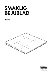 IKEA BEJUBLAD SMAKLIG Manual De Instrucciones