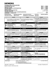 Siemens SENTRON 3VL27 Serie Instructivo