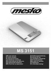 Mesko MS 3151 Manual De Uso