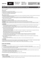 ZAMST JK-1 Instrucciones De Uso