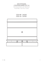 Manhattan Comfort 24200 Instrucciones De Montaje